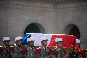 National Tribute Ceremony To Hubert Germain - Paris
