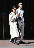 Kourtney Kardashian And Boyfriend Travis Barker Out - New York