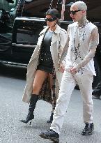 Kourtney Kardashian And Boyfriend Travis Barker Out - New York