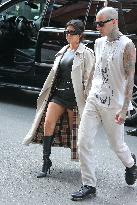 Kourtney Kardashian And Boyfriend Travis Barker Out - New York