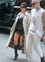 Kourtney Kardashian And Boyfriend Travis Barker Out - New York