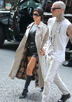 Kourtney Kardashian And Boyfriend Travis Barker Out - New York