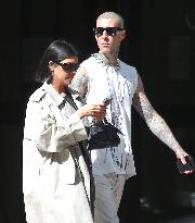 Kourtney Kardashian And Boyfriend Travis Barker Out - New York