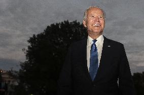 President Biden arrives at the White House