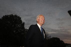 President Biden arrives at the White House