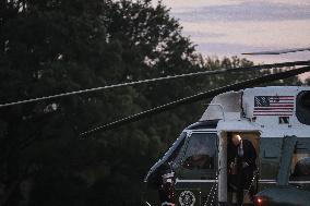 President Biden arrives at the White House