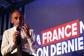 Eric Zemmour Holds A Public Meeting - Nimes