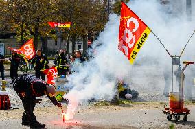 Firefighters Protest - Paris