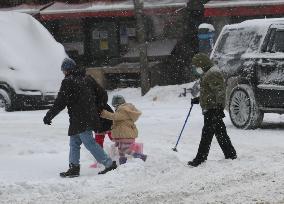 U.S.-NEW YORK-WINTER STORM