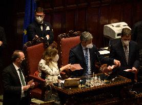 ITALY-ROME-SERGIO MATTARELLA-PRESIDENT-RE-ELECTING