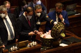 ITALY-ROME-SERGIO MATTARELLA-PRESIDENT-RE-ELECTING