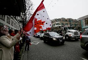 CANADA-VANCOUVER-FREEDOM CONVOY-SUPPORT-PARADE