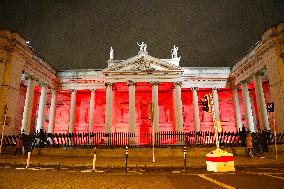 IRELAND-DUBLIN-LUNER NEW YEAR-DECORATION