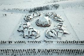 CHINA-GANSU-GANNAN-SNOW SCENERY (CN)