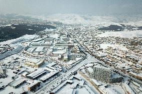 CHINA-GANSU-GANNAN-SNOW SCENERY (CN)