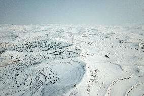 CHINA-GANSU-GANNAN-SNOW SCENERY (CN)
