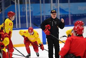 (BEIJING 2022)CHINA-BEIJING-OLYMPIC WINTER GAMES-MEN'S ICE HOCKEY-TRAINING (CN)