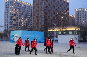 (BEIJING 2022)CHINA-BEIJING-OLYMPIC WINTER GAMES-OLYMPIC VILLAGE-JAPANESE DELEGATION-ARRIVAL(CN)