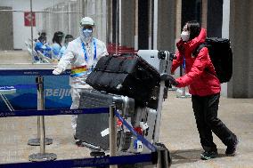 (BEIJING 2022)CHINA-BEIJING-OLYMPIC WINTER GAMES-OLYMPIC VILLAGE-JAPANESE DELEGATION-ARRIVAL(CN)