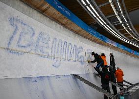 (BEIJING 2022)CHINA-BEIJING-OLYMPIC WINTER GAMES-NATIONAL SLIDING CENTER