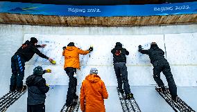 (BEIJING 2022)CHINA-BEIJING-OLYMPIC WINTER GAMES-NATIONAL SLIDING CENTER