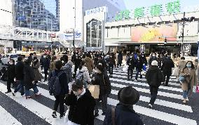 Japan's daily COVID cases top 100,000 for 1st time