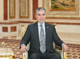 TURKMENISTAN-ASHGABAT-PRESIDENT-BEIJING 2022-INTERVIEW