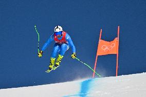 (BEIJING2022)CHINA-BEIJING-OLYMPIC WINTER GAMES-ALPINE SKIING-MEN'S DOWNHILL-TRAINING (CN)