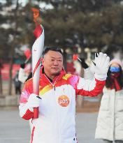 (BEIJING2022) CHINA-HEBEI-ZHANGJIAKOU-OLYMPIC TORCH RELAY (CN)