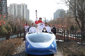 (BEIJING2022) CHINA-HEBEI-ZHANGJIAKOU-OLYMPIC TORCH RELAY (CN)