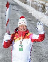 (BEIJING2022) CHINA-HEBEI-ZHANGJIAKOU-OLYMPIC TORCH RELAY (CN)