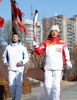 (BEIJING2022) CHINA-HEBEI-ZHANGJIAKOU-OLYMPIC TORCH RELAY (CN)