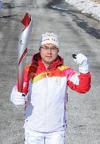 (BEIJING2022) CHINA-HEBEI-ZHANGJIAKOU-OLYMPIC TORCH RELAY (CN)