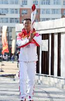 (BEIJING2022) CHINA-HEBEI-ZHANGJIAKOU-OLYMPIC TORCH RELAY (CN)