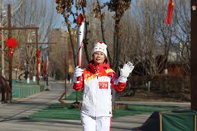 (BEIJING2022) CHINA-HEBEI-ZHANGJIAKOU-OLYMPIC TORCH RELAY (CN)