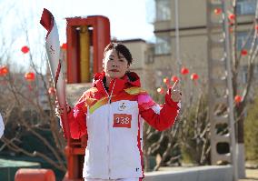 (BEIJING2022) CHINA-HEBEI-ZHANGJIAKOU-OLYMPIC TORCH RELAY (CN)