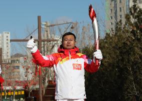 (BEIJING2022) CHINA-HEBEI-ZHANGJIAKOU-OLYMPIC TORCH RELAY (CN)