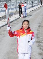 (BEIJING2022) CHINA-HEBEI-ZHANGJIAKOU-OLYMPIC TORCH RELAY (CN)