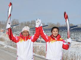 (BEIJING2022) CHINA-HEBEI-ZHANGJIAKOU-OLYMPIC TORCH RELAY (CN)