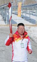 (BEIJING2022) CHINA-HEBEI-ZHANGJIAKOU-OLYMPIC TORCH RELAY (CN)