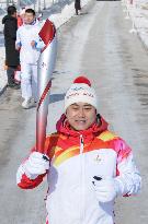 (BEIJING2022) CHINA-HEBEI-ZHANGJIAKOU-OLYMPIC TORCH RELAY (CN)