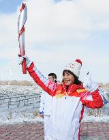 (BEIJING2022) CHINA-HEBEI-ZHANGJIAKOU-OLYMPIC TORCH RELAY (CN)