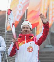 (BEIJING2022) CHINA-HEBEI-ZHANGJIAKOU-OLYMPIC TORCH RELAY (CN)