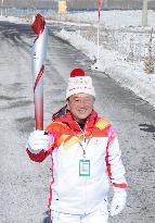 (BEIJING2022) CHINA-HEBEI-ZHANGJIAKOU-OLYMPIC TORCH RELAY (CN)