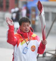 (BEIJING2022) CHINA-HEBEI-ZHANGJIAKOU-OLYMPIC TORCH RELAY (CN)