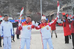 (BEIJING2022) CHINA-HEBEI-ZHANGJIAKOU-OLYMPIC TORCH RELAY (CN)