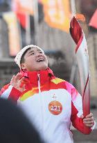 (BEIJING2022) CHINA-HEBEI-ZHANGJIAKOU-OLYMPIC TORCH RELAY (CN)