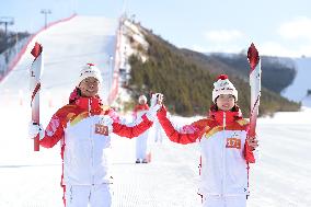 (BEIJING2022) CHINA-HEBEI-ZHANGJIAKOU-OLYMPIC TORCH RELAY (CN)