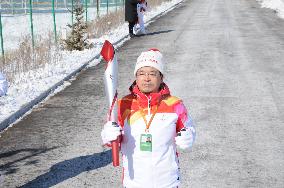 (BEIJING2022) CHINA-HEBEI-ZHANGJIAKOU-OLYMPIC TORCH RELAY (CN)