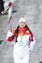 (BEIJING2022) CHINA-HEBEI-ZHANGJIAKOU-OLYMPIC TORCH RELAY (CN)